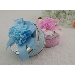 Custom Wedding Round Metal Tin Box (FV-050817)