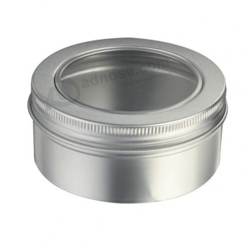Latest Design Main Product Round Aluminum Can with Window Custom 