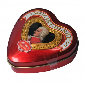 Corazón de venta caliente-LataS de chocolate en forma perSonalizada 