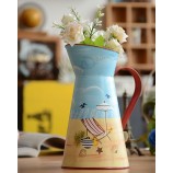 Mediterr Anean Styles Mini Metal Zinic Water Jug Custom