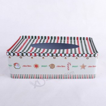批发长方形纸巾盒圣诞促销礼品