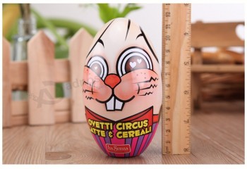 Milk Chocolate Egg Shape Metal Tin Box Wholesale