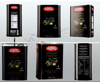 5L металлический может для дополнительного оливкового масла обычай (бс-120519)