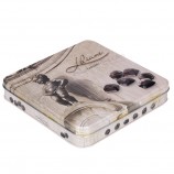 Chocolate Cream Biscuit Tin Boxes Custom 