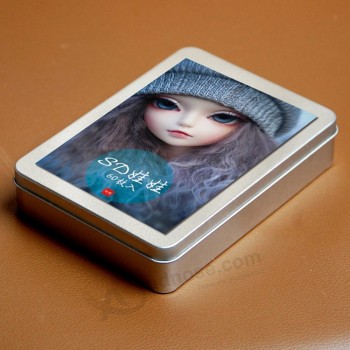 Rectangle Name Card Tin Box Custom 
