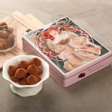 Chocolate Truffle Metal Tin Box Classical Custom 