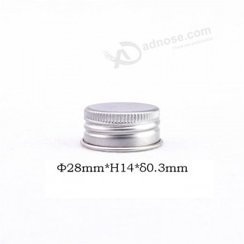 28mm Aluminium Screw Cap for Cosmetic Packaging Bottle Custom 