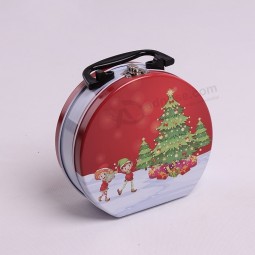Sets of Six Christmas Gift Tin Boxes Custom 