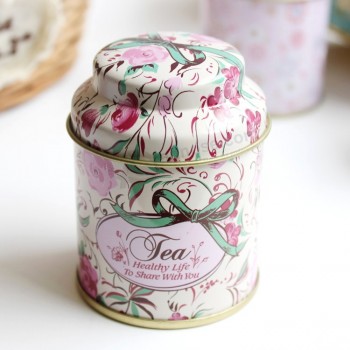 Wholesale Custom Round Tea Tin Can Custom 