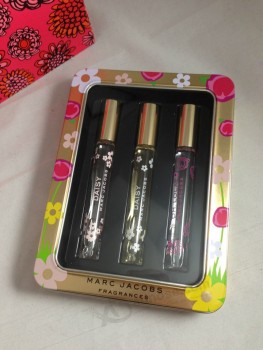 顶部-优质香水化妆品金属盒定制 