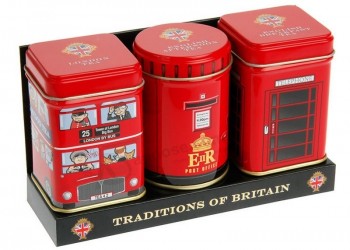 English Afternoon Tea Tin Box Custom 