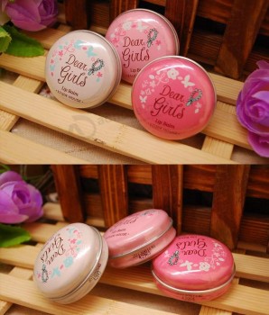 Wholesale Lip Balm Tin Boxes for Girls Custom