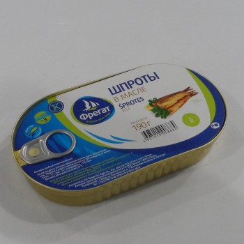 椭圆形锡罐，用于鱼子酱金枪鱼鱼食罐头定制