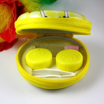 CajaS de lenteS de contacto con cremallera caja de lata perSonalizada