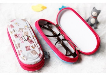 Hot Sale Glasses Zipper Tin Case Custom