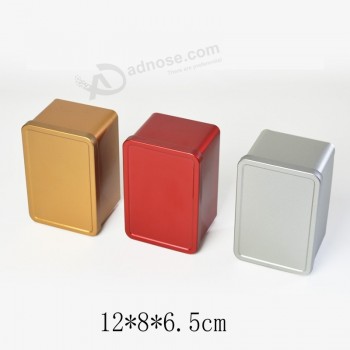 Caixa quadrada da lata do chá do metal (Fv-041206)