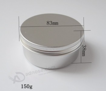 150g Aluminum Cosmetic Tin Boxes Custom