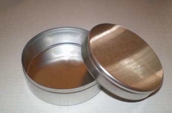 10G caixa de alumínio para bálSamo labial com tampa de roSca