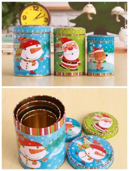 プレゼント用の熱い販売クリスマスの缶