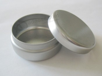 10FraSco de crema de caja de lata de aluminio ml pequeño bálSamo labial