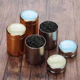 China Mini Small Metal Tea Tins Supplier Titanium Alloy Wholesale