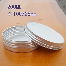 200Barattolo di alluminio per crema coSmetica con tappo a vite, StaGNo, barattolo, contenitore