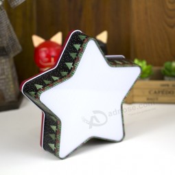 PentaGraMma/Cinque-Forma a Stella appuntita/Scatola di latta trianGolare equilatera
