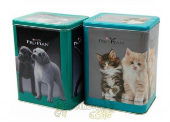 Rectangular Pets Food Tin Cans Wholesale