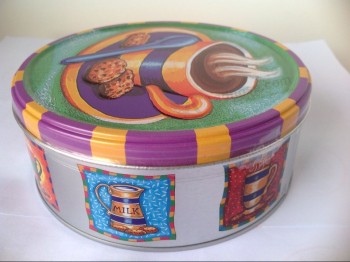 Wholesale Christmas Metal Tin Cans for Biscuit or Chocolate