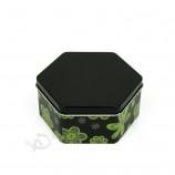 GroothEenndel hexEenGon sexEennGle tin box size is 8.5*7.5*4.5Cm