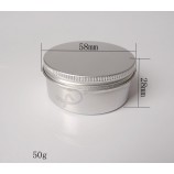 50G SchrEinubverschluss Einluminium Blechdosen GroßhEinndel