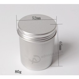 JUmarro de cosméticos de recipiente de Umalumínio 80G