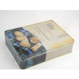 Wedding Rectangular Metal Tin for Biscuits (FV-050839)