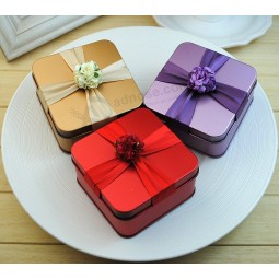 결혼식 저장 상자 주석 용기 (Fv-050840)