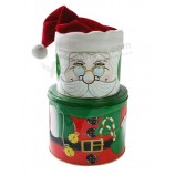 Santa Gift Box with Christmas Hat Santa Hat