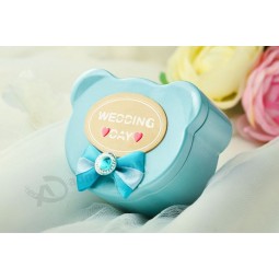 Schöne Bär Form HochzeitsGeschenk Blechdose (Fv-050853)