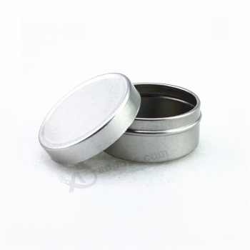10ml Aluminum Cosmetic Round Tin Can with Slip Lid Custom 