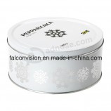 Thin Slices of Ginger Biscuits Round Tin Cans