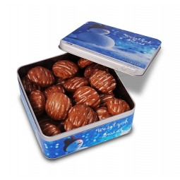 方形金属罐包装食品圣诞礼品盒批发