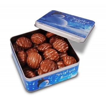 方形金属罐包装食品圣诞礼品盒批发