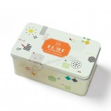 Tin Box to Pack Almond Coffee Biscuit and Soda Cracker