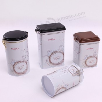 Four Sets Tins Airtight Coffee Tin Cans Wholesale