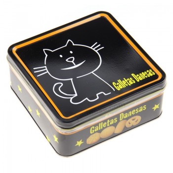 Candy Crackers Chocolate Biscuit Coffee Cookies Metal Tin Box