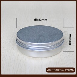 120ml Aluminum Cans Cream Tin Jar