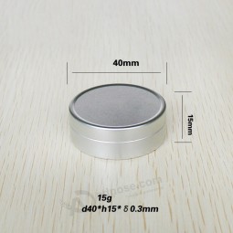 0.5オンスアルミ缶15ミリリットルアルミ化粧品瓶卸売