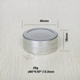 25G铝质奶油罐，带防滑盖批发