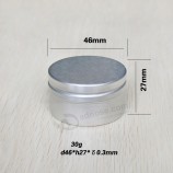 En Gros pot de 30G en Uneluminium pour lUne crème hYdrUnetUnente