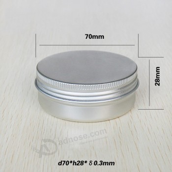 60g Screw Lid Aluminum Tins 2oz