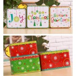 Christmas Square Tin Cans for Candy
