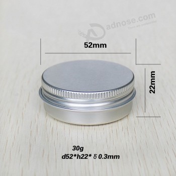 30G 1盎司的金属润唇膏锡容器铝罐